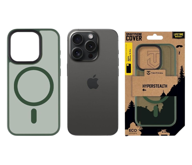 Tactical MagForce Hyperstealth Kryt pro Apple iPhone 15 Pro Forest Gr - 1514059 - zdjęcie 3